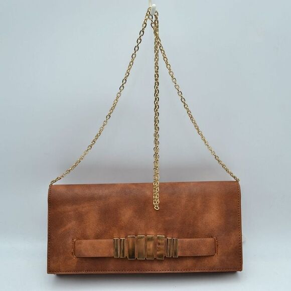 Convertible Chain Crossbody Bag/Clutch  - Picture 2 of 7